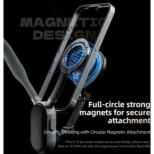 Capture Hands-Free Moments with the Telesin Magnetic Smartphone Neck Mount - TE-MNM-001 thumbnail 2
