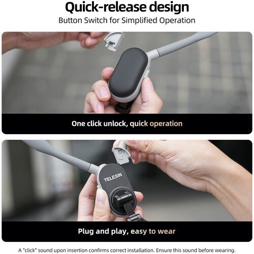 Capture Hands-Free Moments with the Telesin Magnetic Smartphone Neck Mount - TE-MNM-001 thumbnail 3