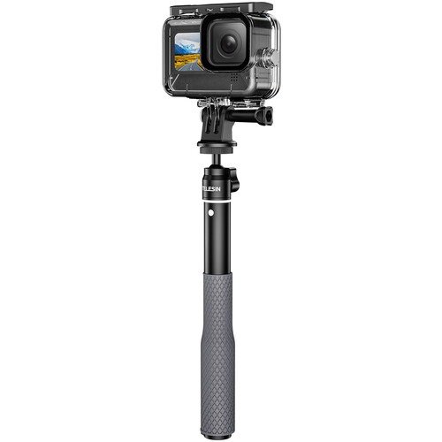 Capture Every Angle with the Telesin Aluminium Alloy Selfie Stick with Ball Head for Action Cameras - WSS-001 thumbnail 16