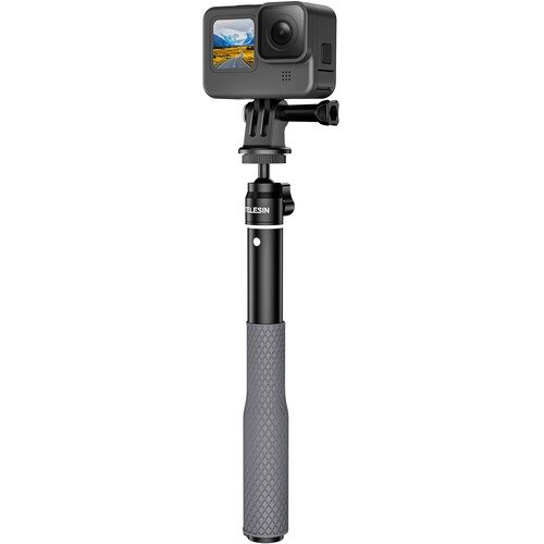 Capture Every Angle with the Telesin Aluminium Alloy Selfie Stick with Ball Head for Action Cameras - WSS-001 thumbnail 14