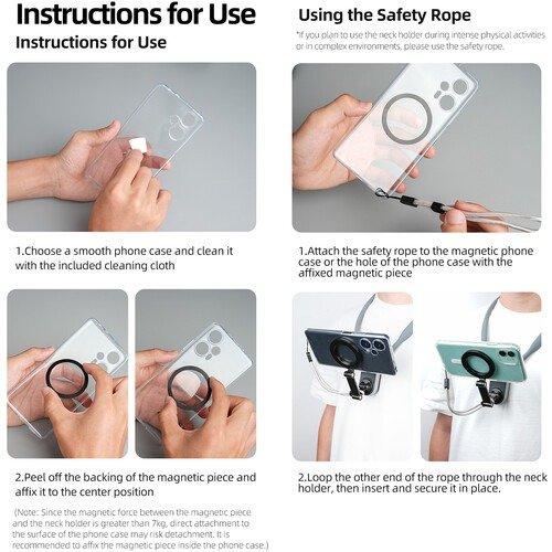 Capture Hands-Free Moments with the Telesin Magnetic Smartphone Neck Mount - TE-MNM-001 thumbnail 13