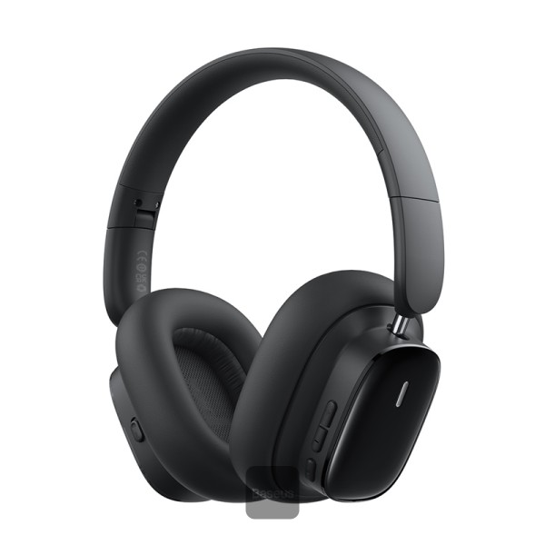 BASEUS BOWIE H1I NOISE CANCELLATION WIRELESS HEADPHONE CLUSTER BLACK