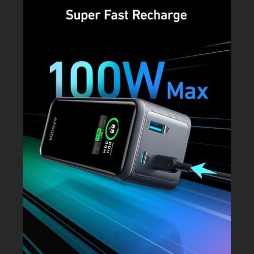 ANKER PRIME MULTI DEVICE 20000MAH 200W FAST CHARGING POWERBANK A1336011 thumbnail 8