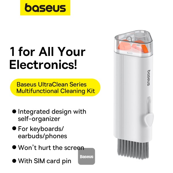 BASEUS MULTI-FUNCTIONAL CLEANING KIT WHITE QJTZ-01 thumbnail 8
