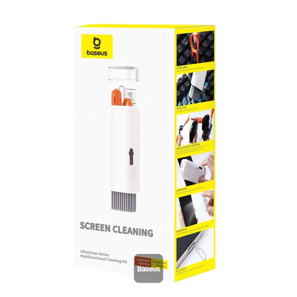 BASEUS MULTI-FUNCTIONAL CLEANING KIT WHITE QJTZ-01 thumbnail 2