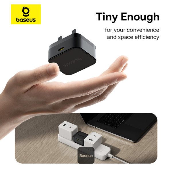 BASEUS PALM 20W 1C FAST CHARGER BLACK thumbnail 6
