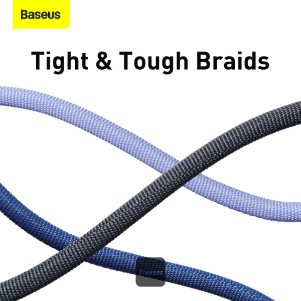 BASEUS CRYSTAL SHINE 20W TYPE C TO LIGHTNING CABLE 2M BLUE thumbnail 8