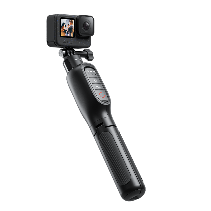 TELESIN GOPRO HERO 13 RECHARGEABLE SHORTY TRIPOD WITH REMOTE CONTROL S1-CSS-01-TGP thumbnail 4