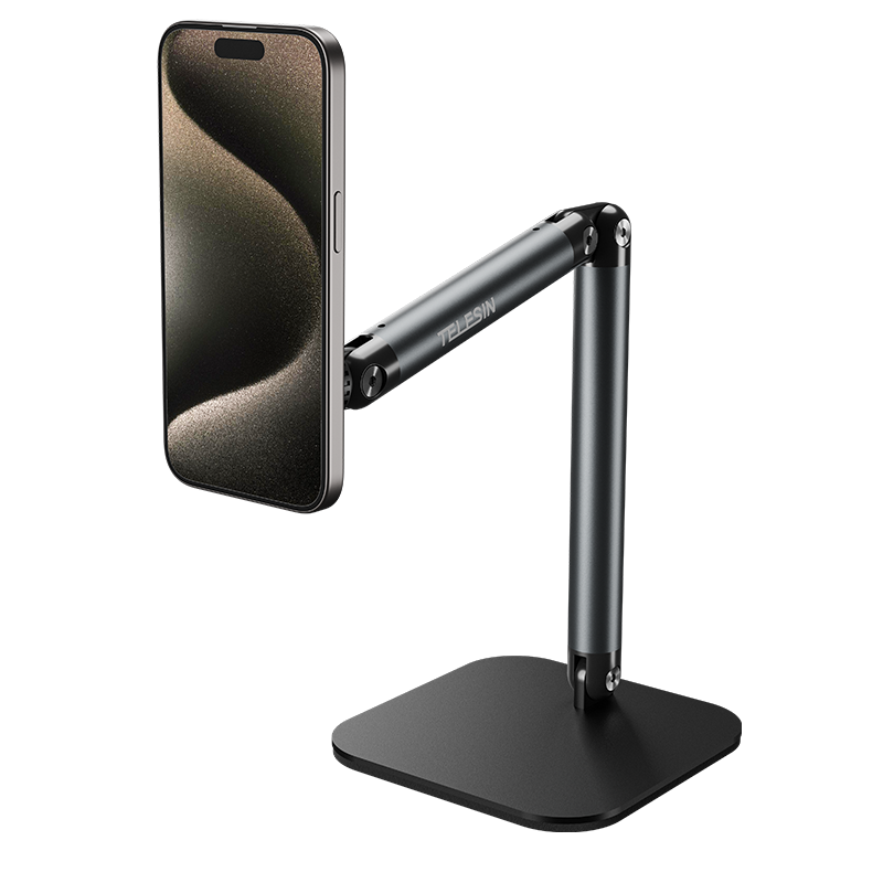 TELESIN MAGNETIC PHONE STAND VIDEO LIVE STREAMING DESK VERSION P3-DS-01