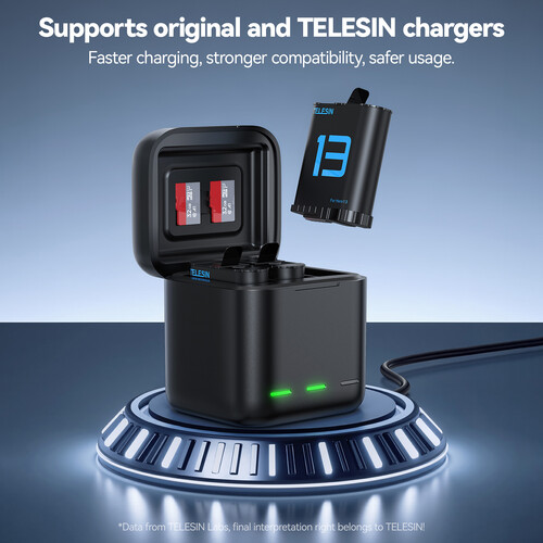 TELESIN GOPRO HERO 13 BATTERY S0-BTR-06-TGP thumbnail 9