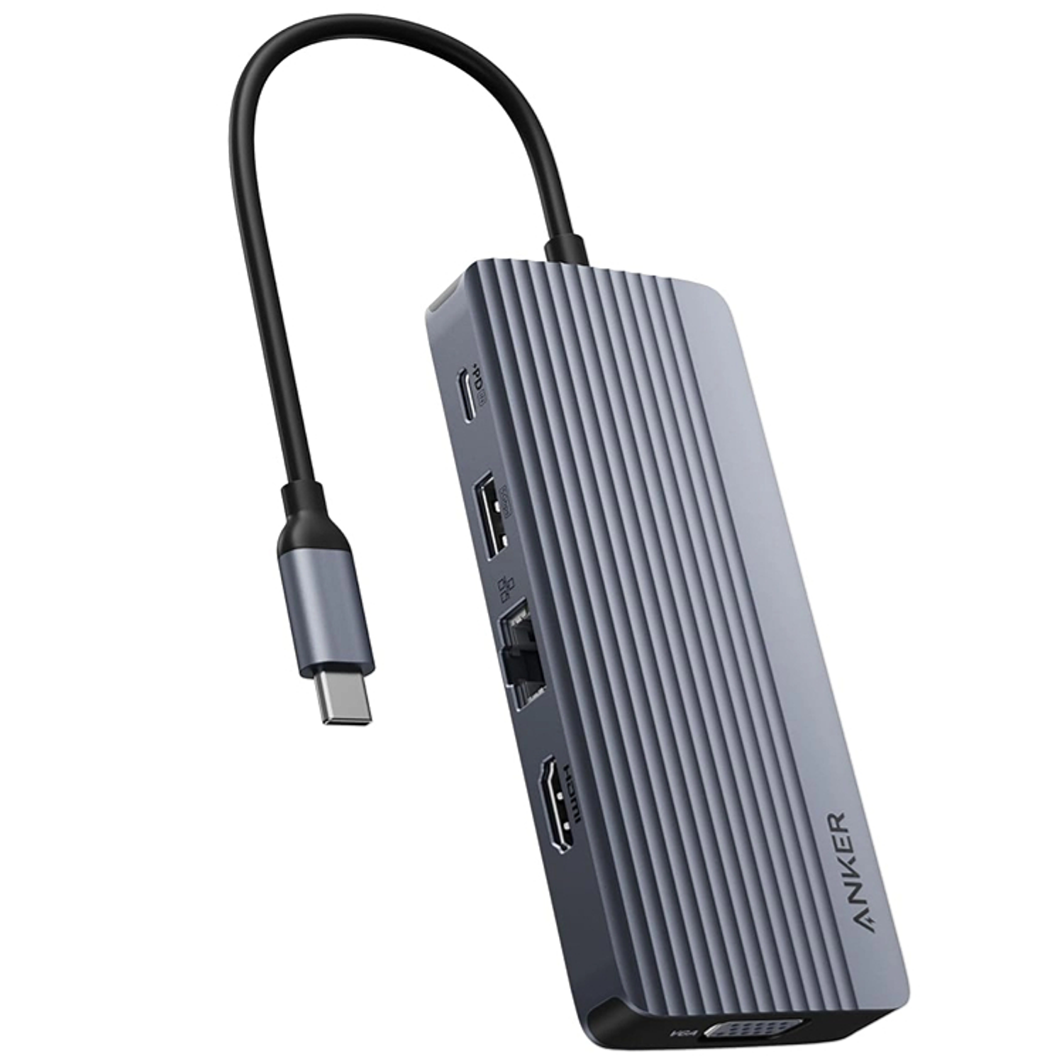 ANKER USB C HUB 10 IN 1 DUAL DISPLAY A83C2HA1