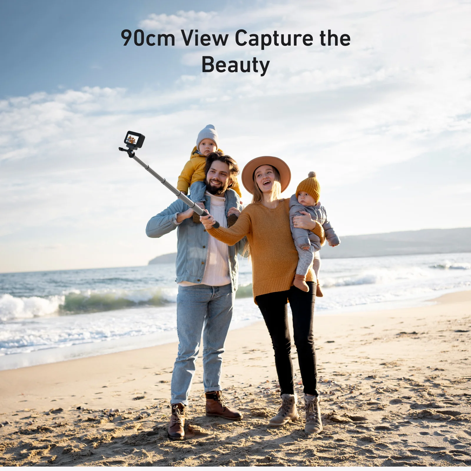 TELESIN 150CM ALUMINUM ALLOY SELFIE STICK S1-MNP-11 thumbnail 7