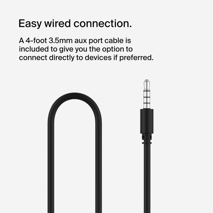 BELKIN SOUNDFORM MINI WIRELESS ON EAR HEADPHONES FOR KIDS WITH USB C BLACK AUD002BTBKV3 thumbnail 3