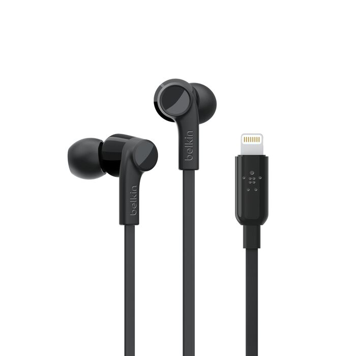BELKIN IN-EAR HEADPHONES LIGHTNING BLACK G3H0001BTBLK