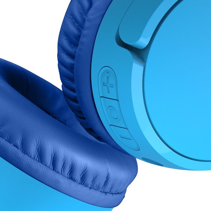 BELKIN SOUNDFORM MINI WIRELESS HEADPHONE FOR KIDS BLUE HS-BT-002 thumbnail 4