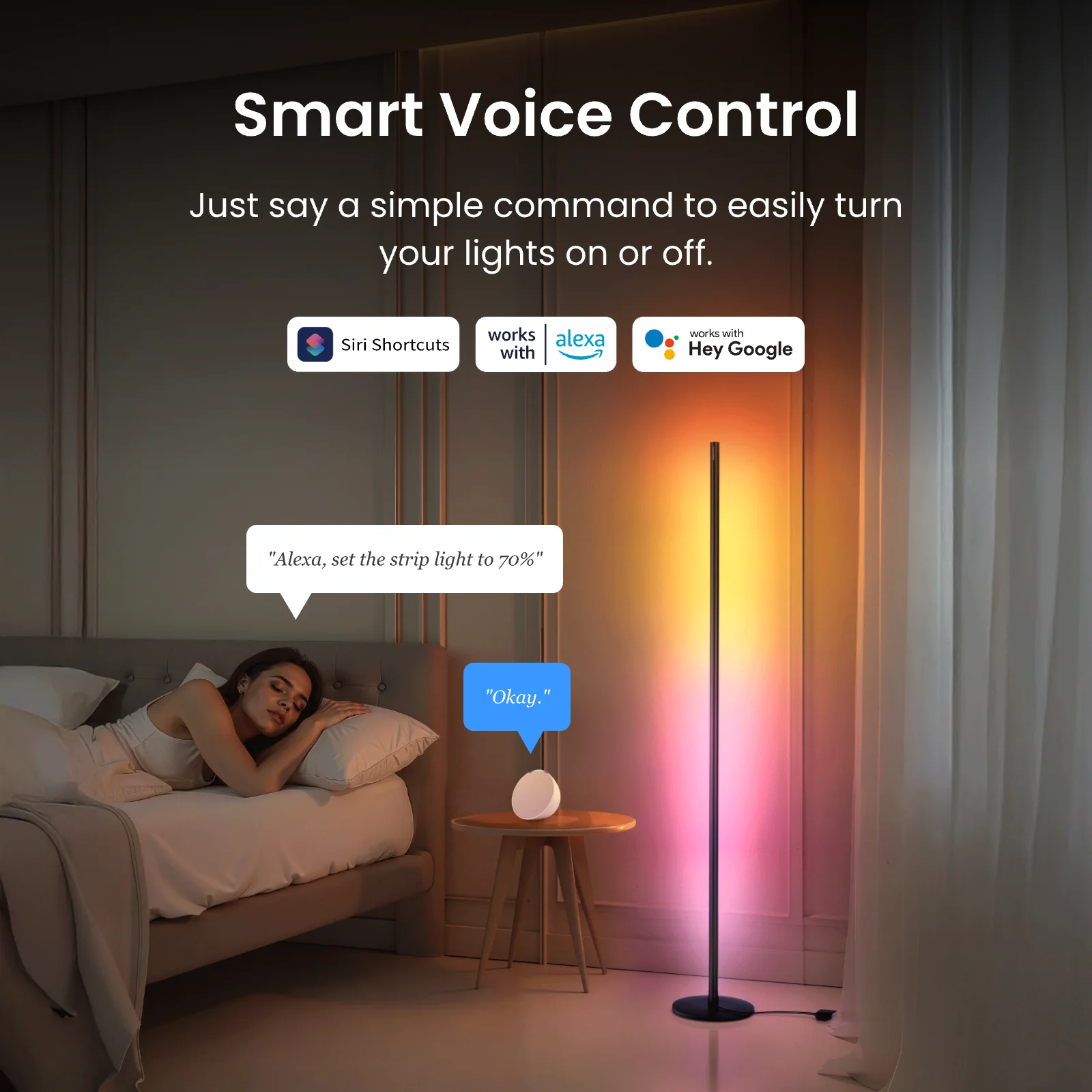 SWITCHBOT RGBICWW FLOOR LAMP W1702101 thumbnail 11