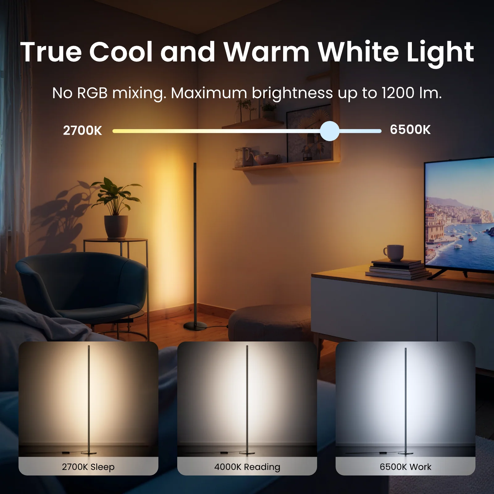 SWITCHBOT RGBICWW FLOOR LAMP W1702101 thumbnail 7