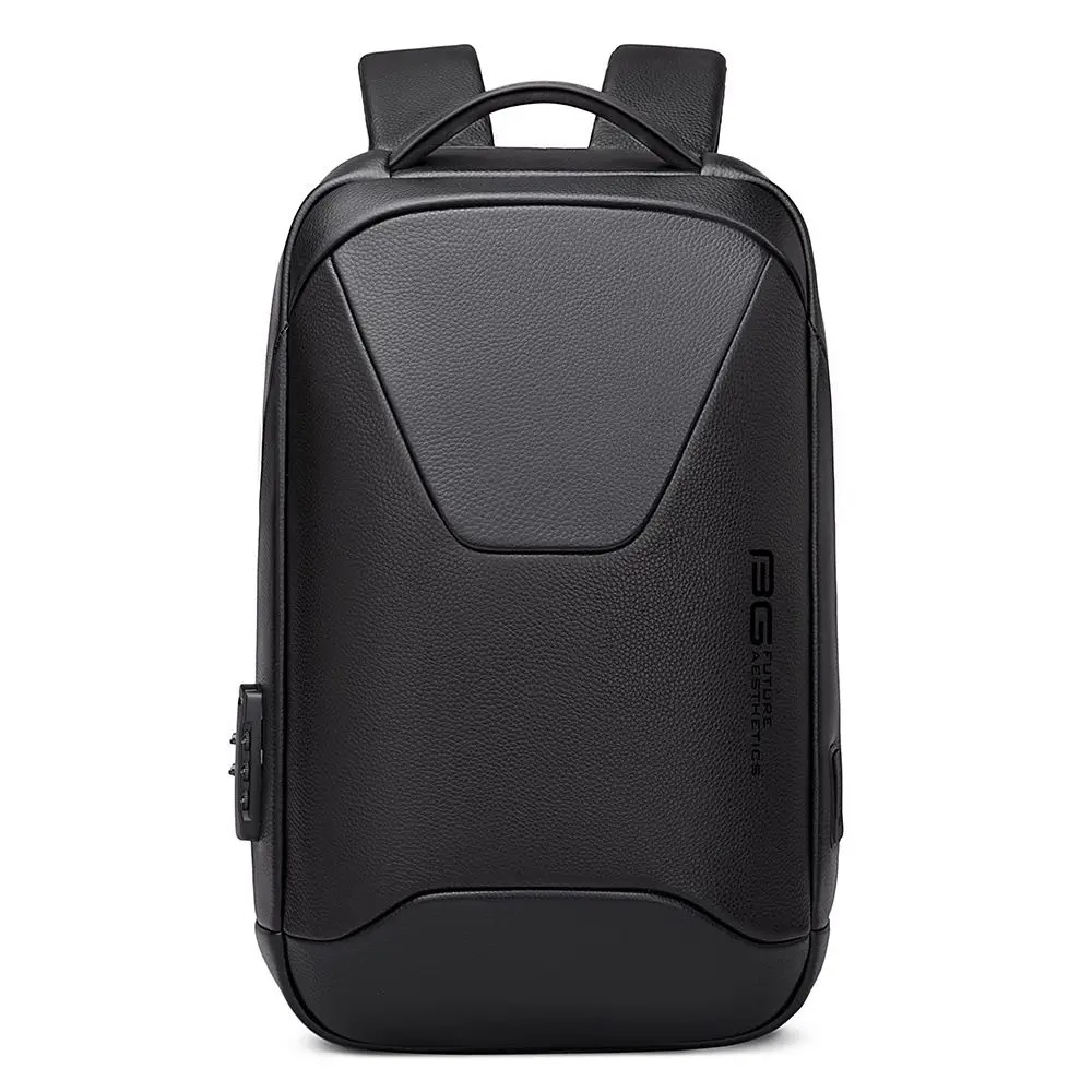 BANGE GENUINE LEATHER BACKPACK BLACK BG-6621