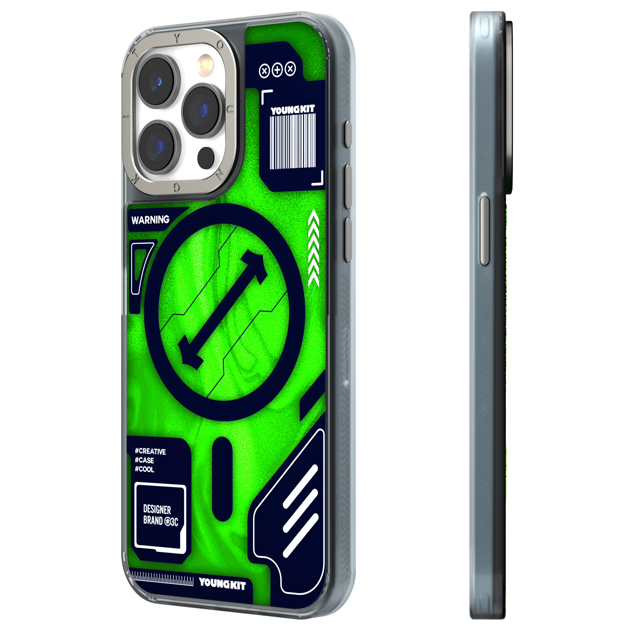 YOUNGKIT IPHONE 15 PRO MAX GALAXY CASE EXPLORING GREEN