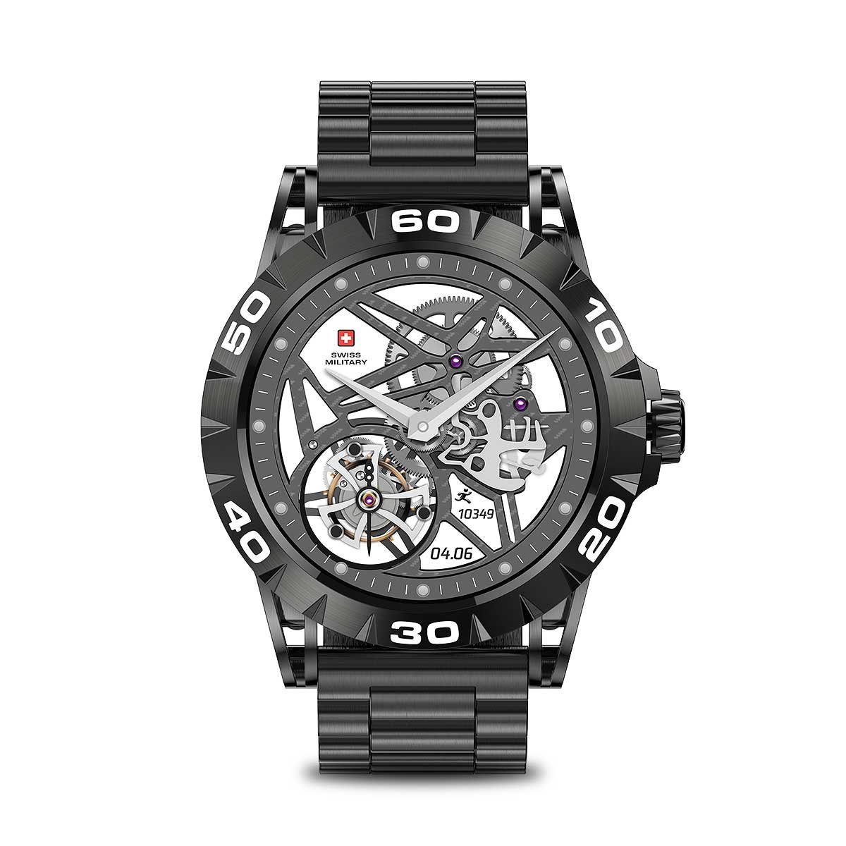 SWISS MILITARY DOM 2 WATCH WITH METAL STRAP SM-WCH-DOM2-M thumbnail 3