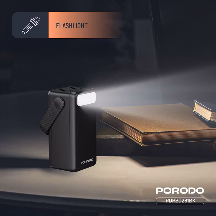 PORODO LARA 50000MAH POWER BANK PD20W BLACK PDPBJ281BK thumbnail 3