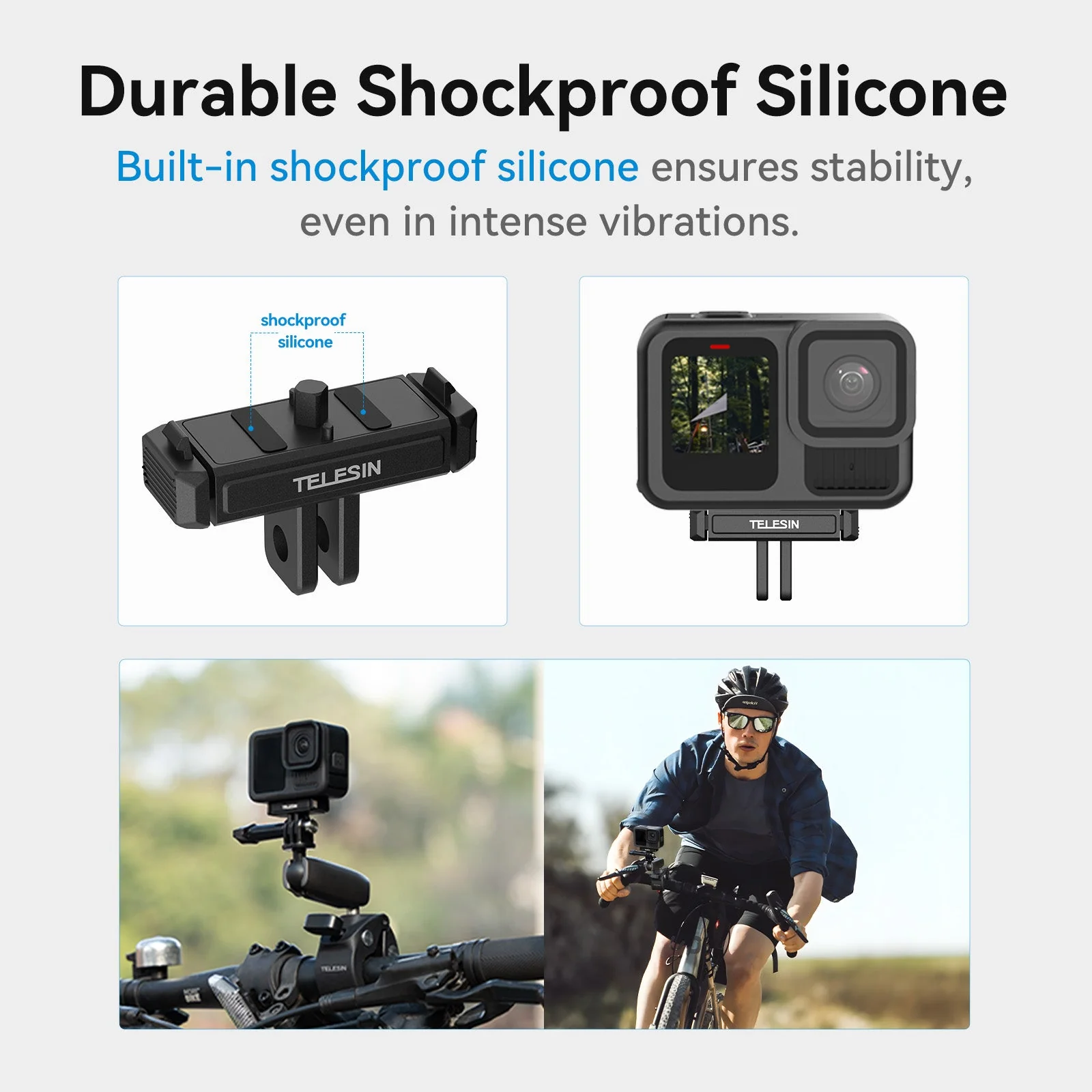 TELESIN GOPRO HERO 13 MAGNETIC RELEASE MOUNT S7-JBK-08-TGP thumbnail 3