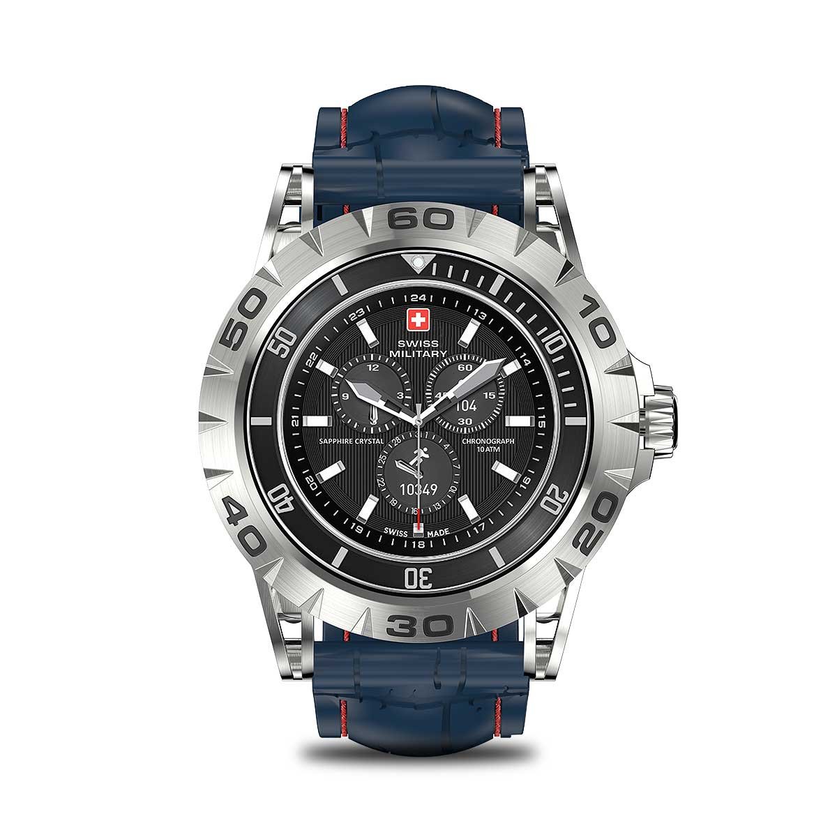 SWISS MILITARY DOM 2 WATCH WITH SILICONE STRAP SM-WCH-DOM2-S thumbnail 2