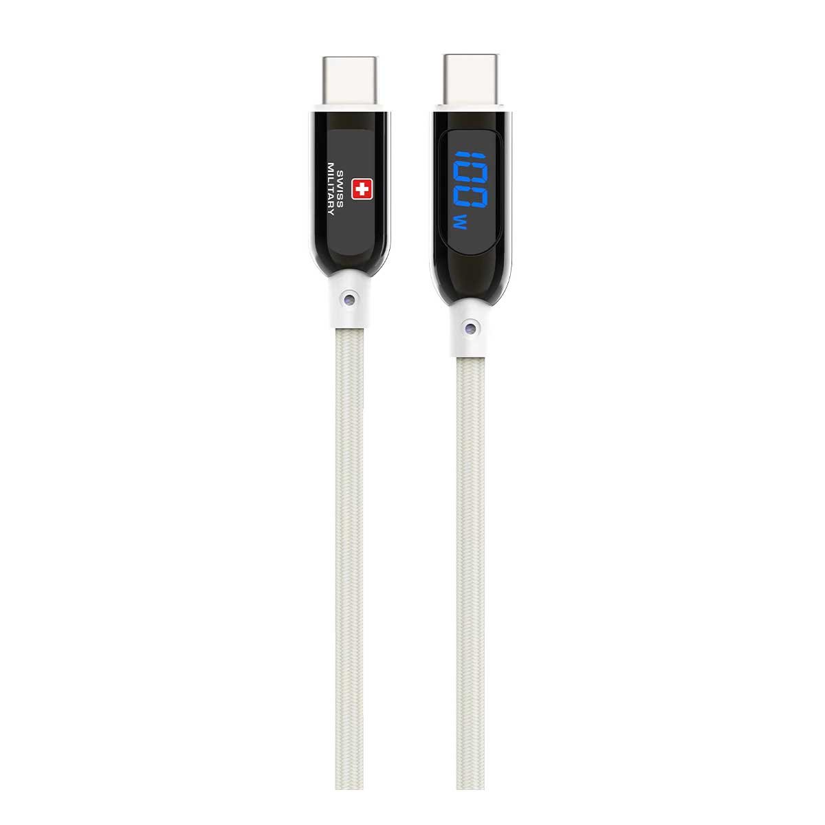 SWISS MILITARY USB-C TO USB-C 100W CABLE 2M CB-CC100W thumbnail 2