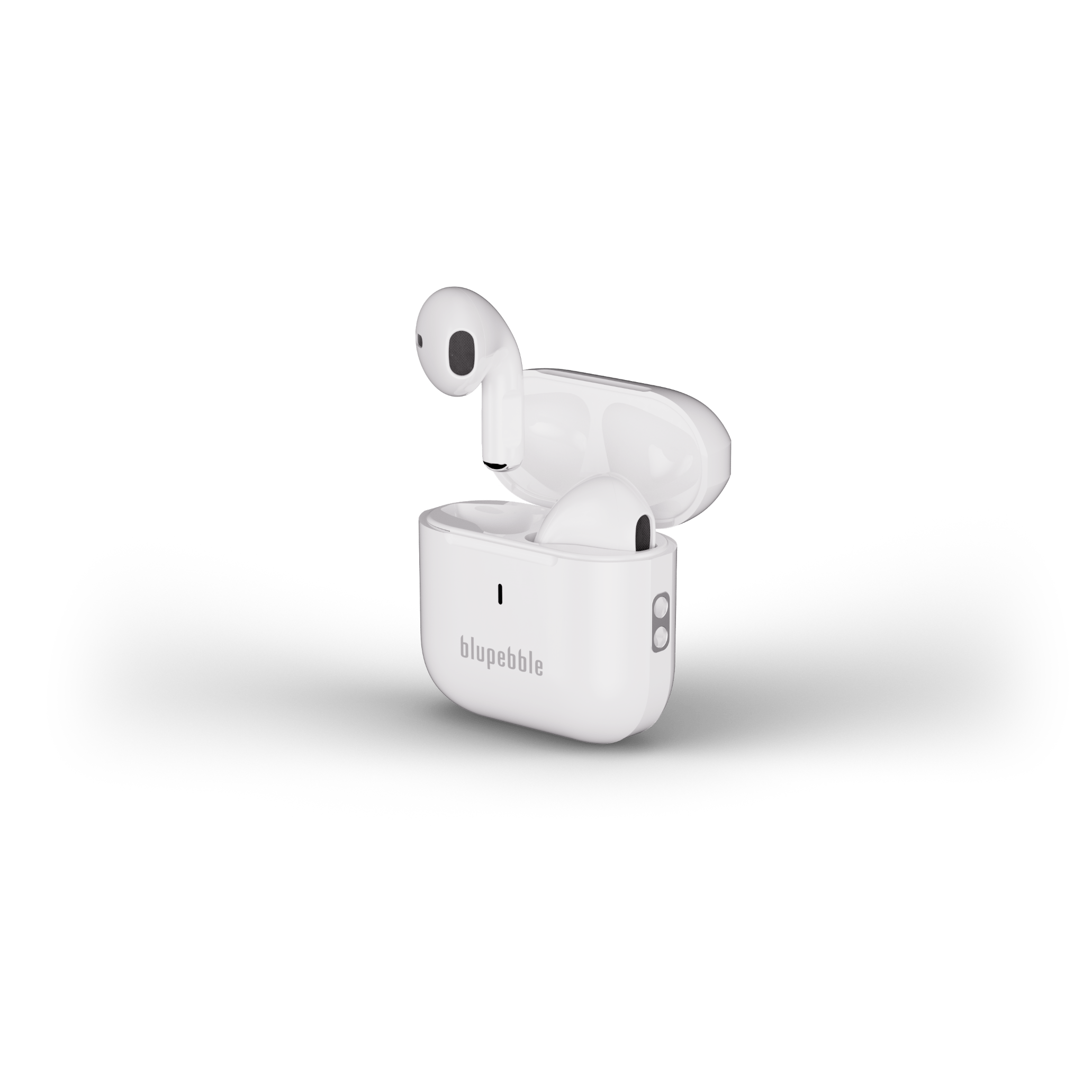 BLUPEBBLE TUNEFLOW PRO TRUE ACTIVE NOISE CANCELLING WIRELESS EARBUDS WHITE BP-TWSTUNEFLOW-WH