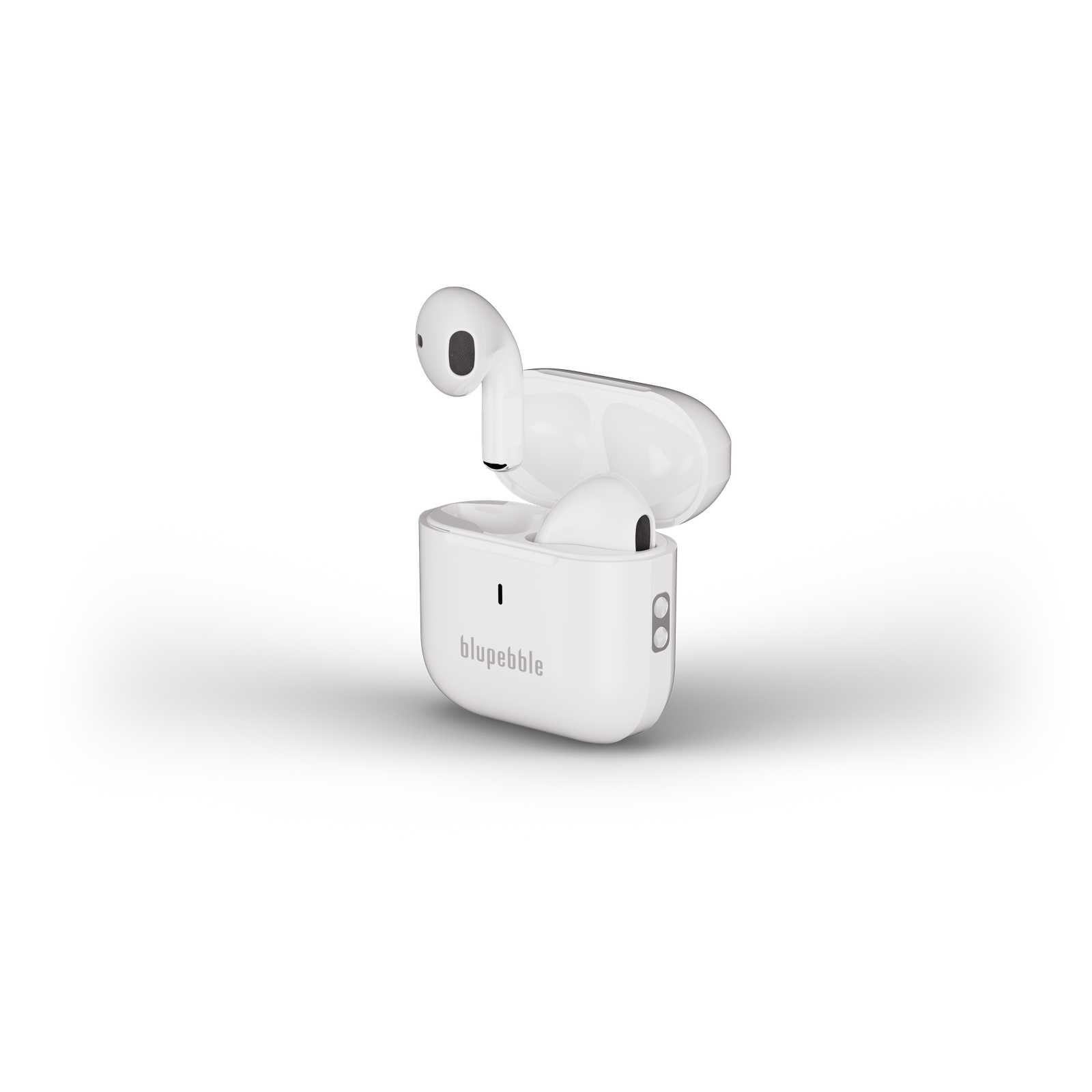 Blupebble TuneFlow True Wireless Earbuds – Crystal Clear Sound, Sleek White Design BP-TWSTUNEFLOW-WH
