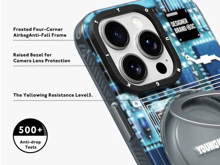 YOUNGKIT IPHONE 16 PRO TECHNOLOGY CASE GRAY CX020 thumbnail 2