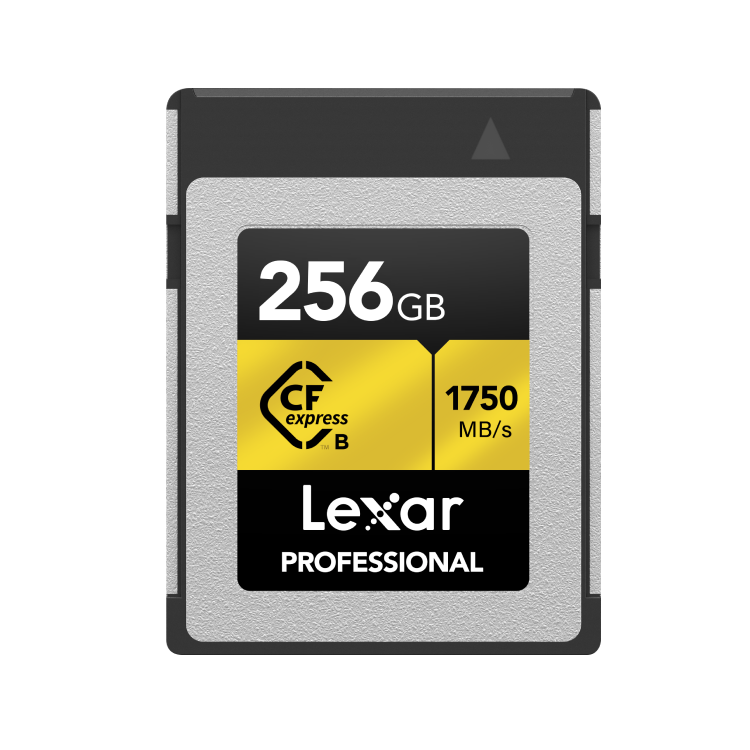 LEXAR 256GBGB PROFESSIONAL CFEXPRESSâ„¢ TYPE B CARD GOLD SERIES UP TO 1500MB/S LCXEXPR256GB-RNENG