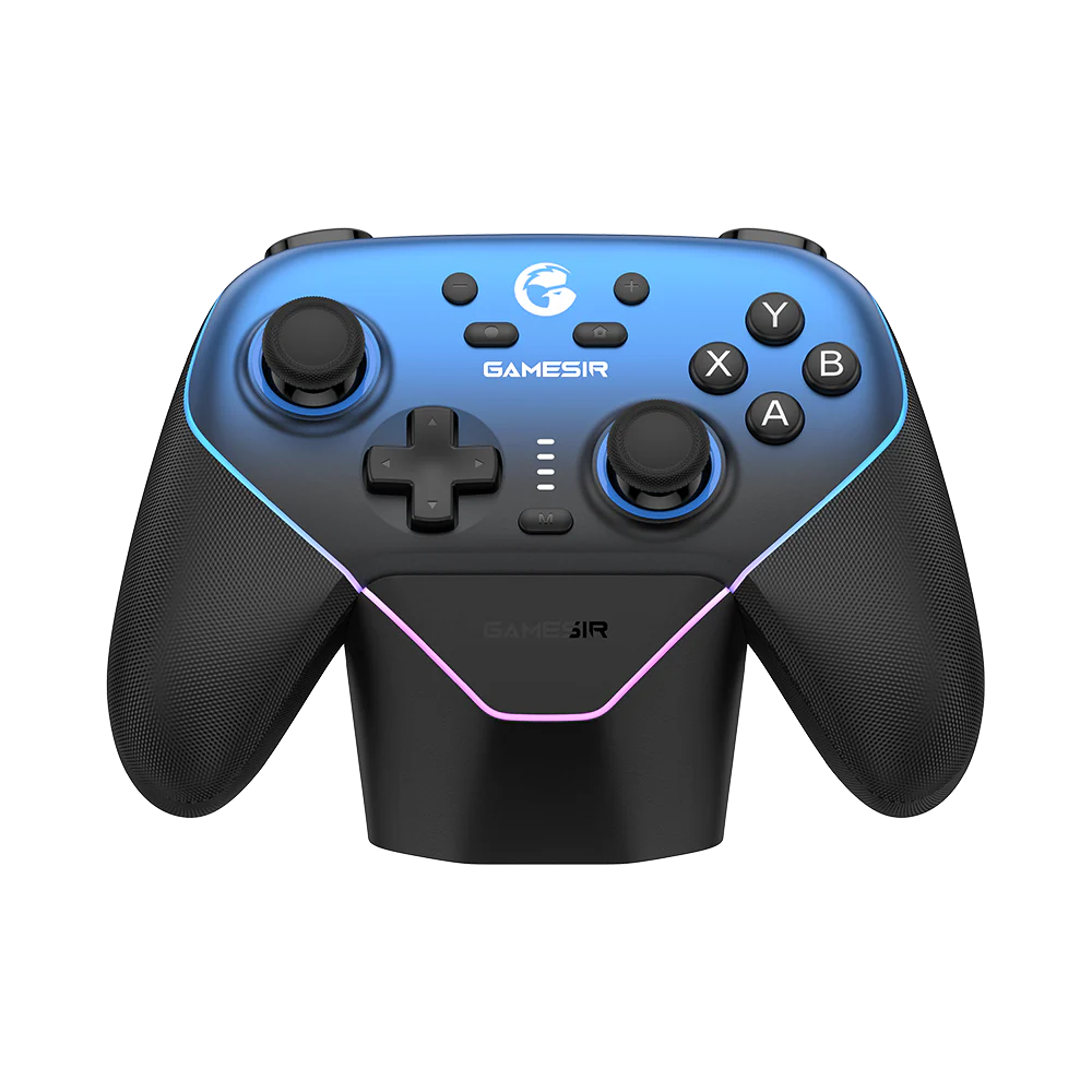 GAMESIR SUPER NOVA WIRELESS GAMING CONTROLLER WITH HALL EFFECT STICK BLUE BLACK T4N PRO