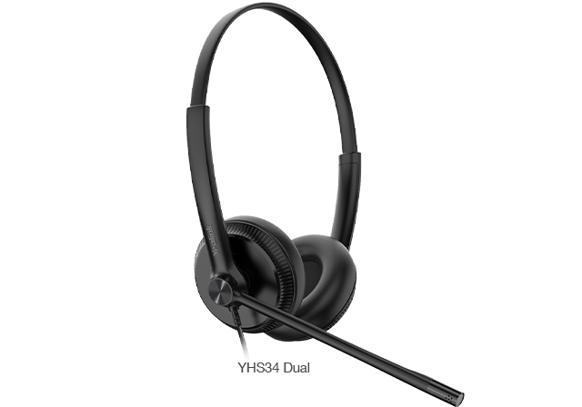 YEALINK MONO WIRE BAND MONO WIRED HEADSET YHS34 thumbnail 2