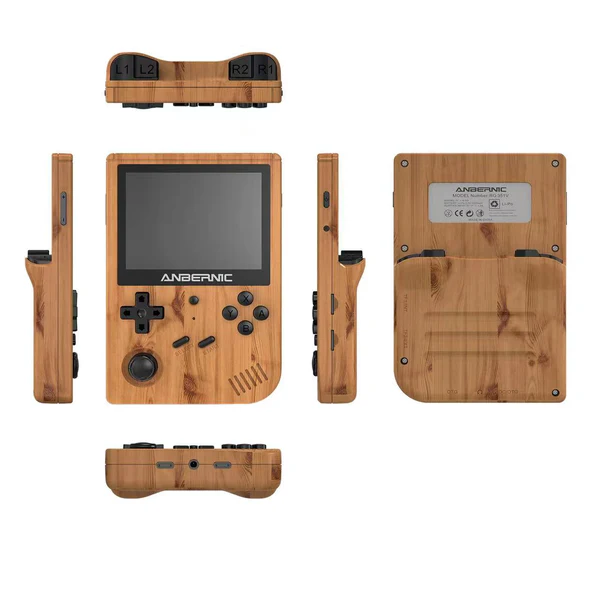 ANBERNIC GAME BOX 64GB WOOD GRAIN RG351V thumbnail 2