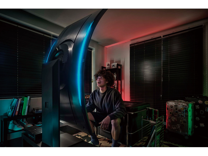 SAMSUNG 55 INCH ODYSSEY ARK 2ND GEN 165HZ CURVED UHD GAMING MONITOR SAMSUNG-LS55CG97WNWXXL thumbnail 5