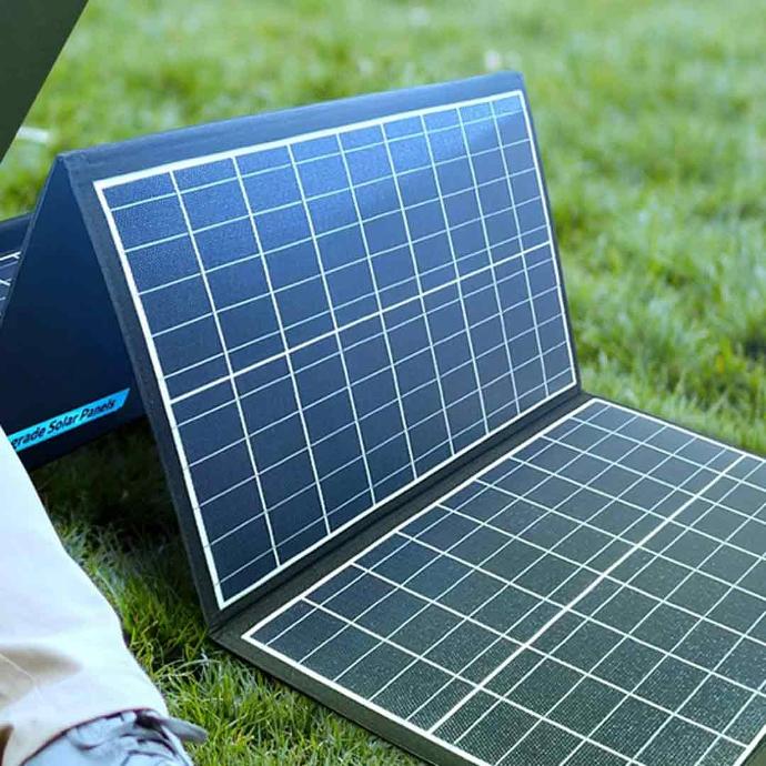 POWEROLOGY 120W UNIVERSAL FOLDING SOLAR PANEL PD45W BLACK PSOLPABK thumbnail 2