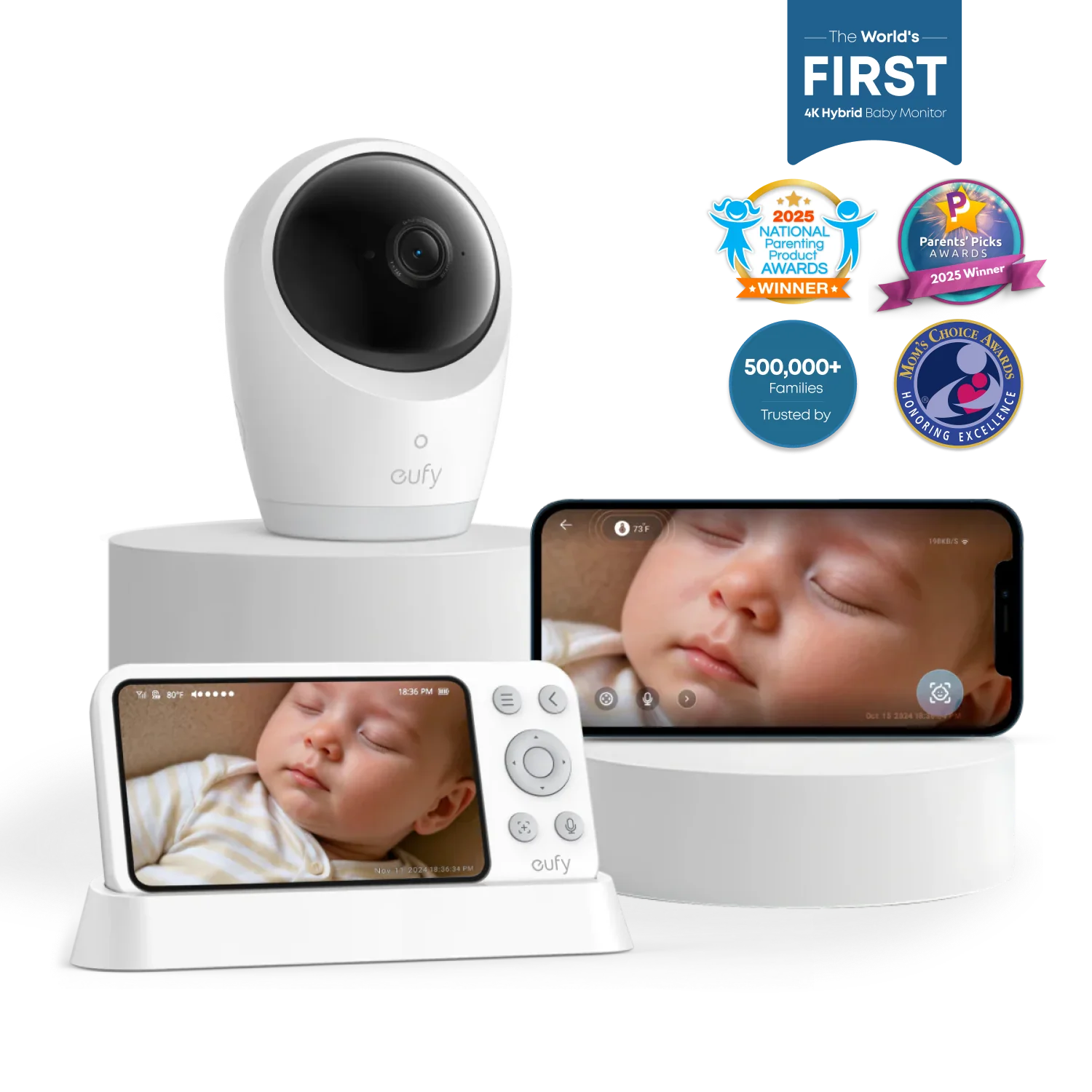 EUFY CAM E21 BABY MONITOR WHITE E8354221