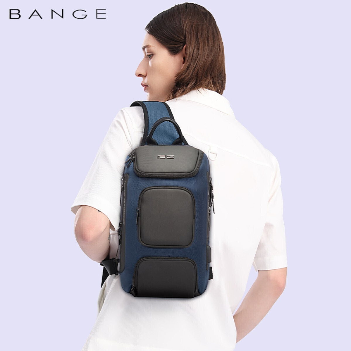 BANGE BACKPACK BLUE BG-7086 thumbnail 4