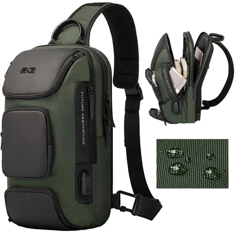 BANGE BACKPACK GREEN BG-7086 thumbnail 10