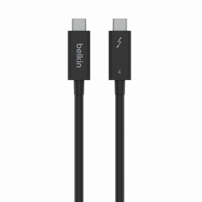 BELKIN CONNECT THUNDERBOLT 4 USB 40GBPS CABLE 100W 2M BLACK INZ002BT2MBK