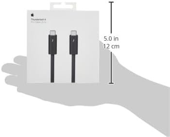 Apple Thunderbolt 4 Pro Cable - 3m, Black, High-Speed Data Transfer and Charging thumbnail 2