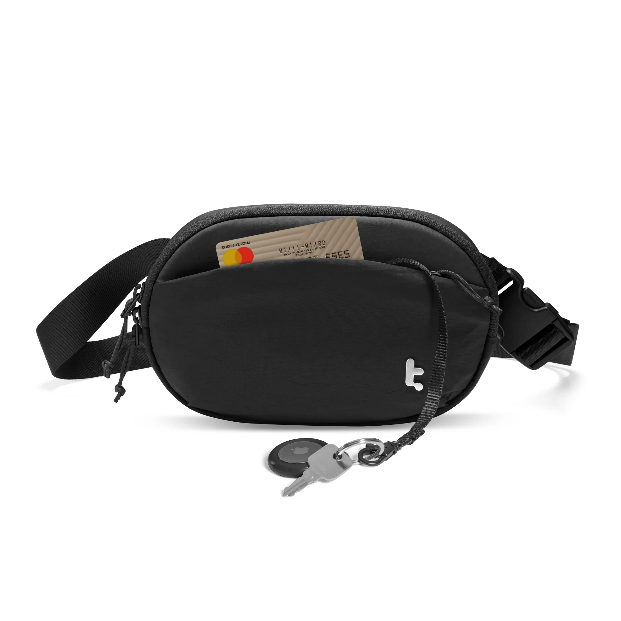 TOMTOC SLINGBEAN T32 BELT BAG BLACK T32S1D1 thumbnail 8