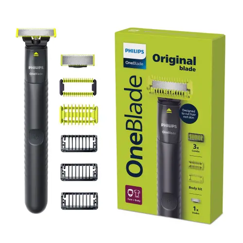 PHILIPS ONE BLADE GROOMING KIT WITH DUAL PROTECTION CHARCOAL GREY QP1624