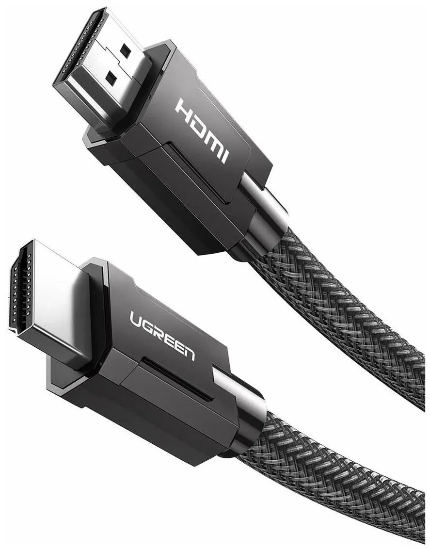 UGREEN HDMI M/M ROUND CABLE ZINC ALLOY SHELL BRAIDED 1.5M GRAY 70320