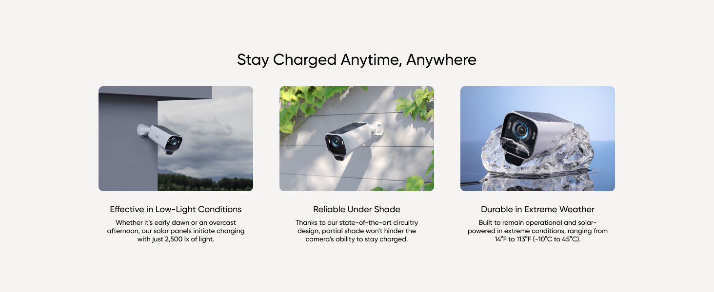 Eufy Security eufyCam S3 Pro Add-on Solar Security Camera Outdoor T81623W1 thumbnail 5