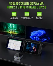 GMKTEC MINI PC RYZEN 7 PRO 6850H 32GB RAM 1TB SSD WIN 11 PRO NUCBOX-M7 thumbnail 2