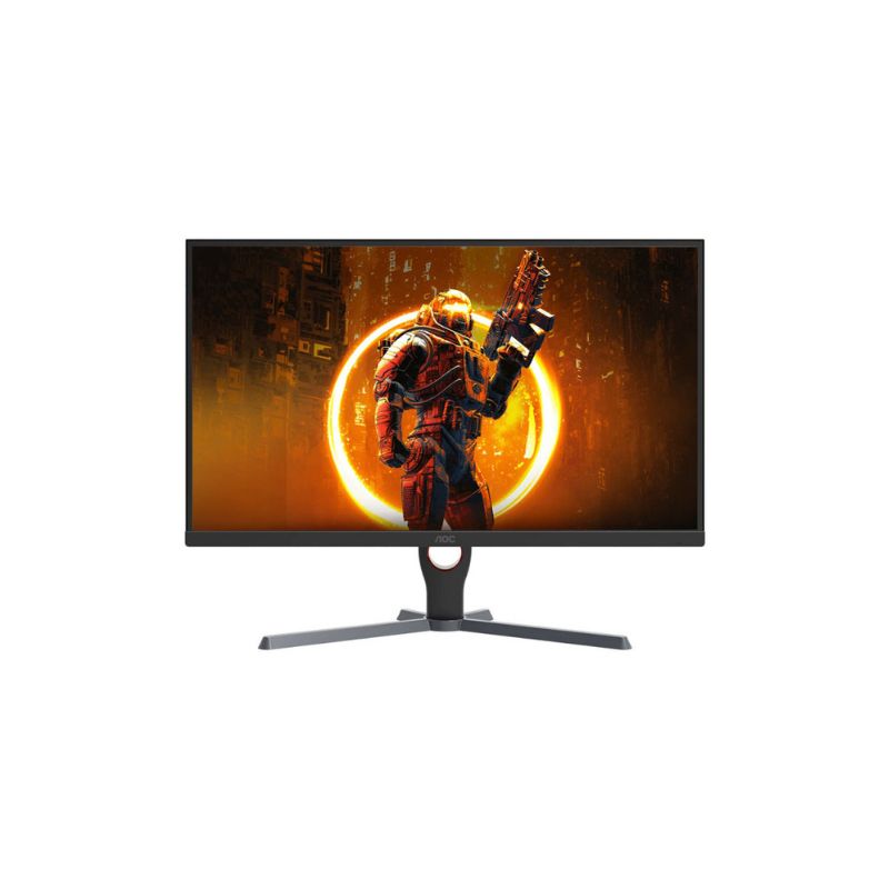 AOC 23.8-INCH FHD 1920X1080 180HZ 0.5MS HDMI 2.0 GAMING MONITOR BLACK&RED 24G11E
