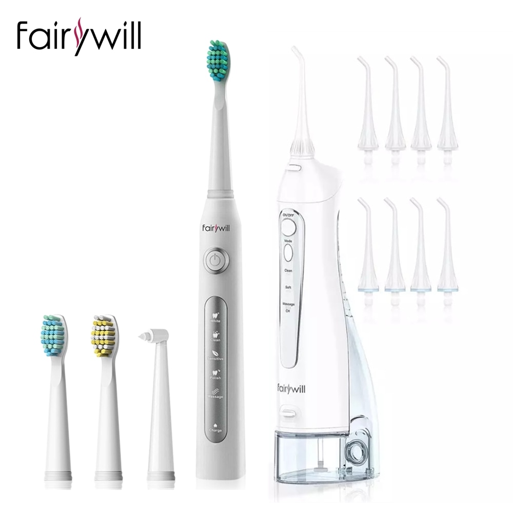 FAIRYWILL ORAL CARE COMBO IRRIGATOR WHITE 507+5020E