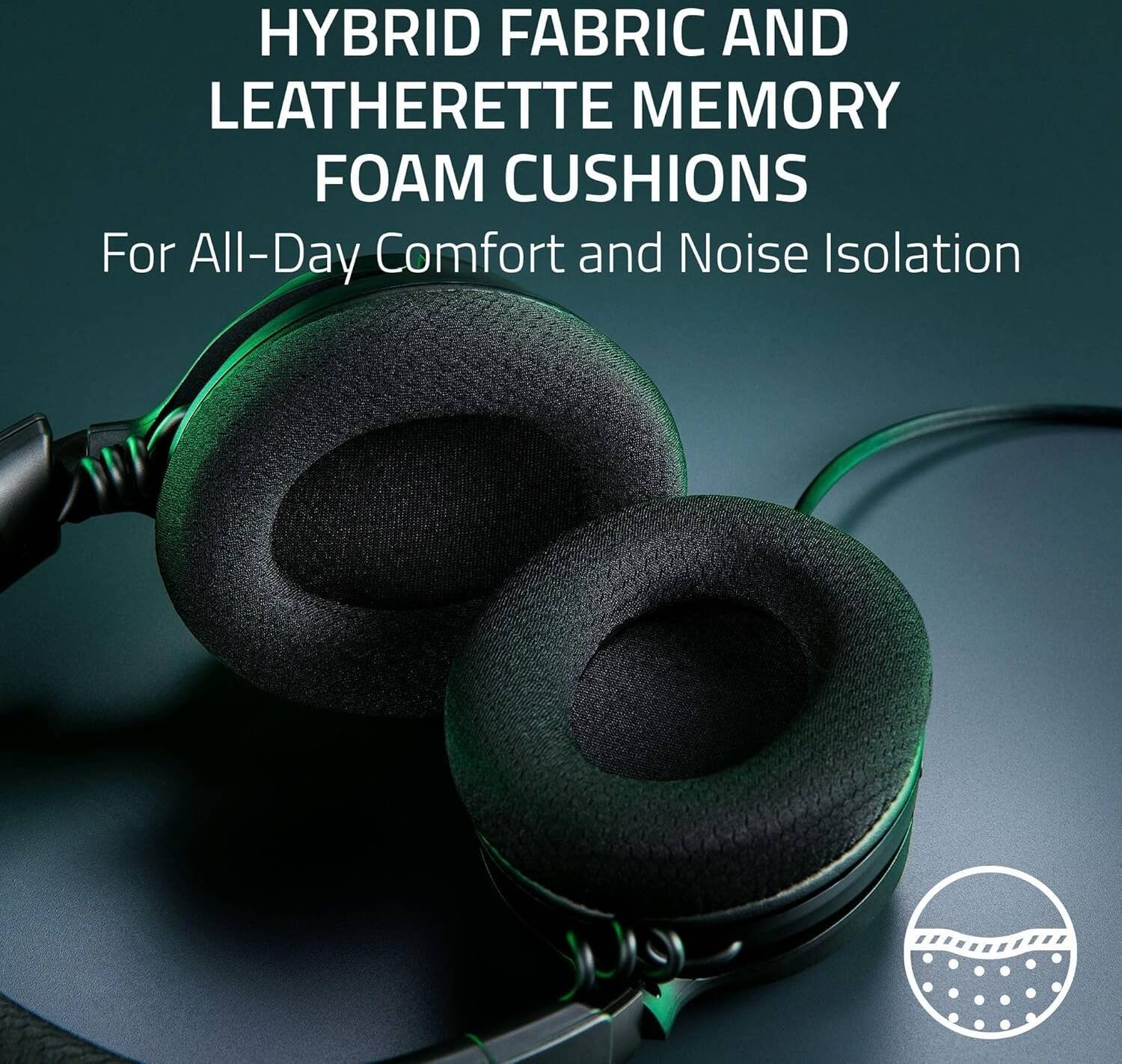 Razer Kraken V4 X Wired Gaming Headset (Black, RZ04-05180100-R3M1) - Comfort and Clear Audio for Gamers thumbnail 4